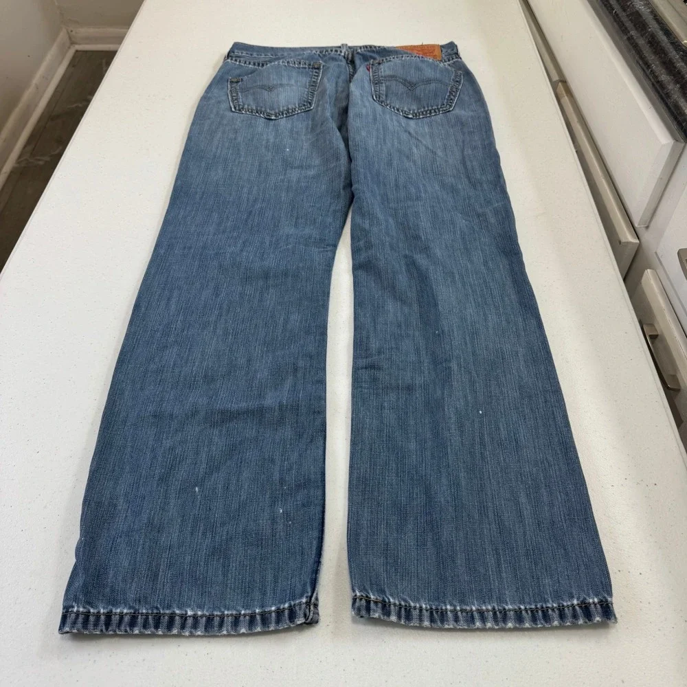 Levis‎ 559 Relaxed Straight Mens Jeans 31x30 Medium Wash Blue Denim 559-0218